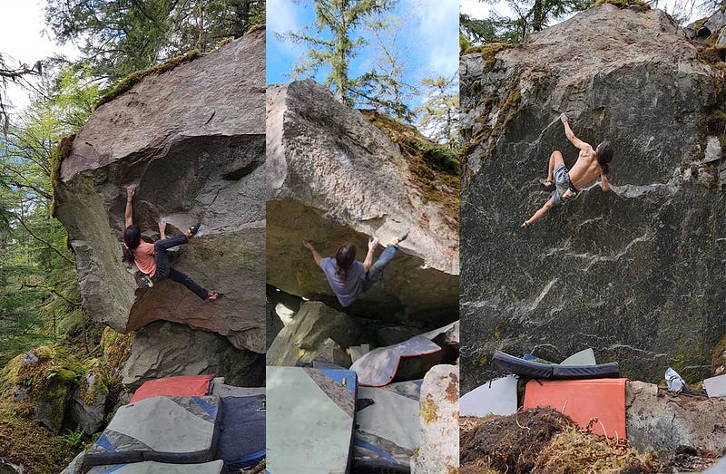 marc bourguignon first ascents the portal marc bourguignon squamish bouldering kaya climbing guide gps