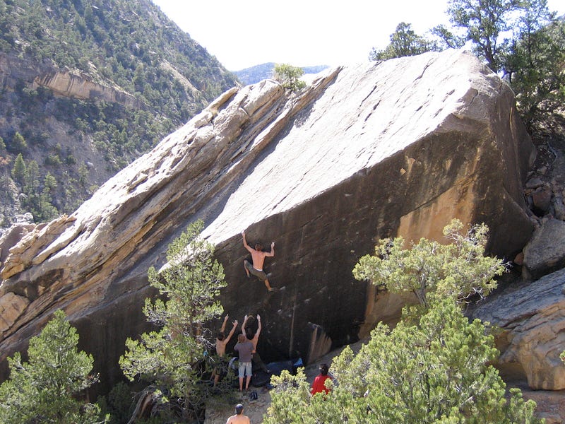 pete lowe joes valley bouldering kaya guide gps