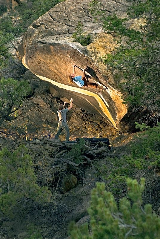 pete lowe zero joes valley bouldering kaya guide gps