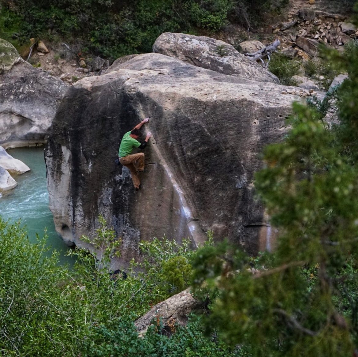 steven jeffery the angler v2 joes valley bouldering kaya guide gps