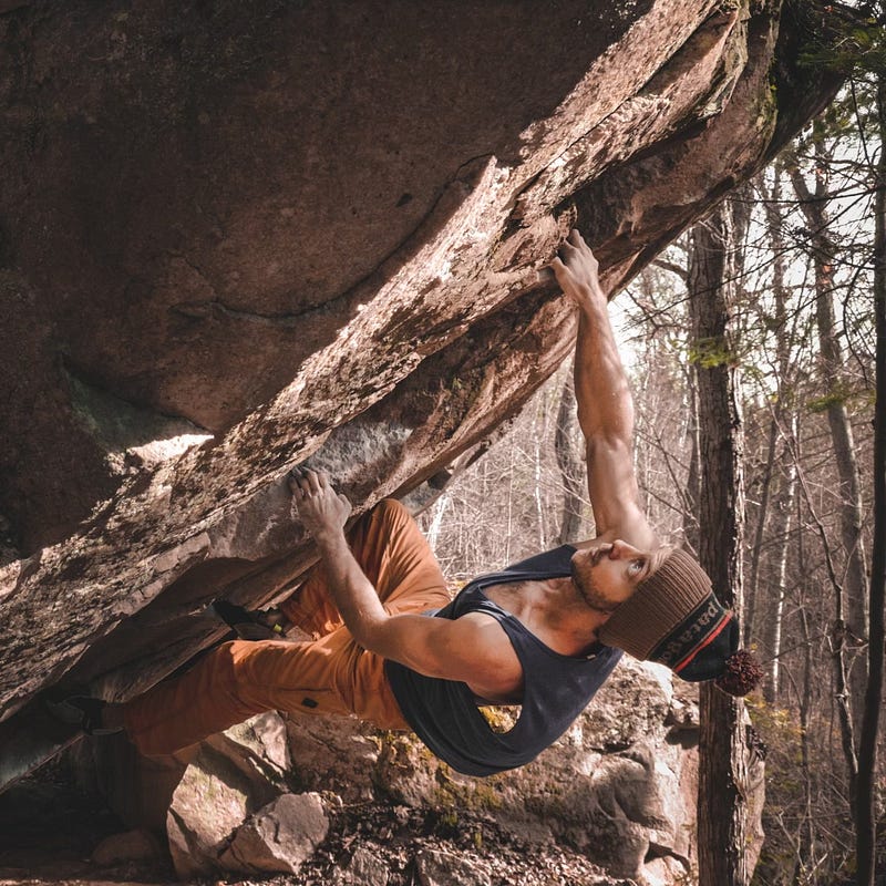 brendan baars trying hard classics at the nooks bouldering kaya climbing guide