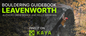 Leavenworth Bouldering in Leavenworth, Washington with KAYA climbing GPS guidebook by Drew Schick and Kelly Sheridan.