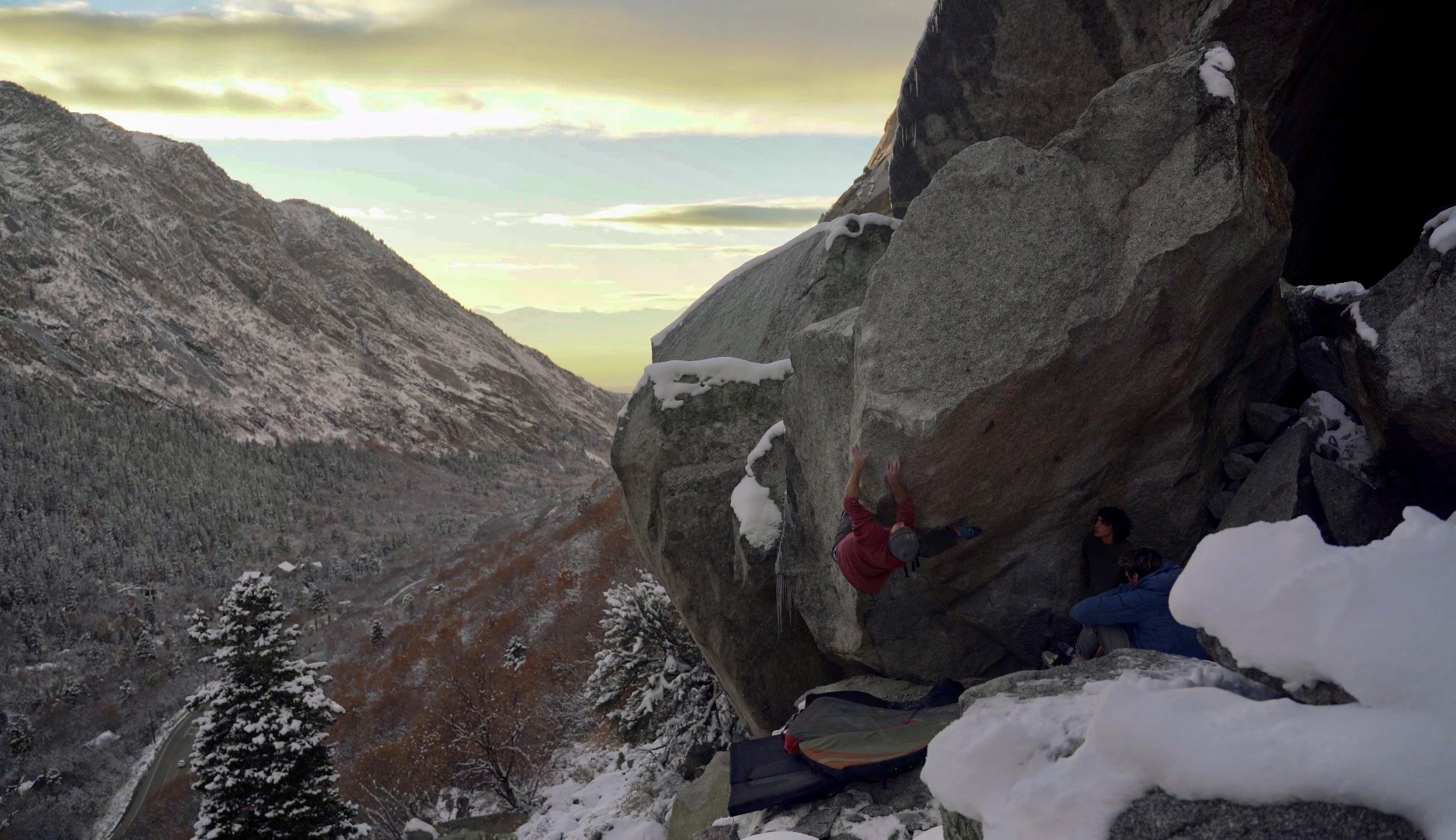 Little Cottonwood Canyon Bouldering Scenery